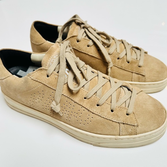 P448 Tan Suede Women\'s Sneakers